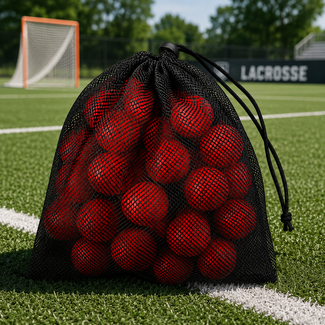 Red Balls in Mesh Bag-24 pack