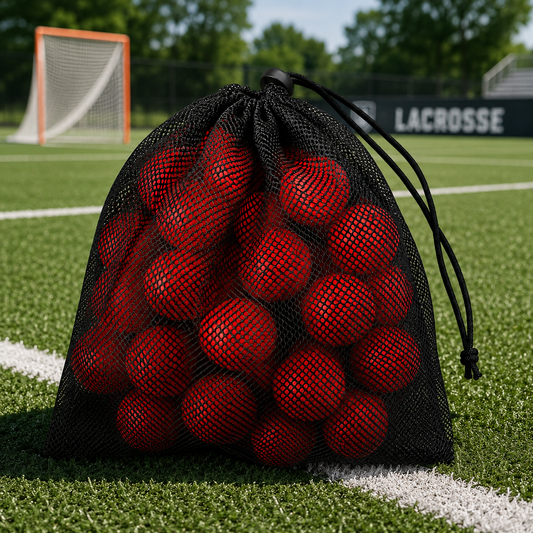 Red Balls in Mesh Bag-24 pack