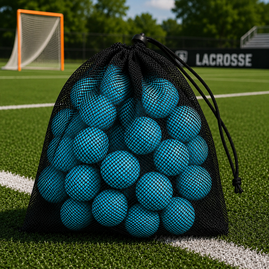 Light Blue Balls in Mesh Bag-24 pack