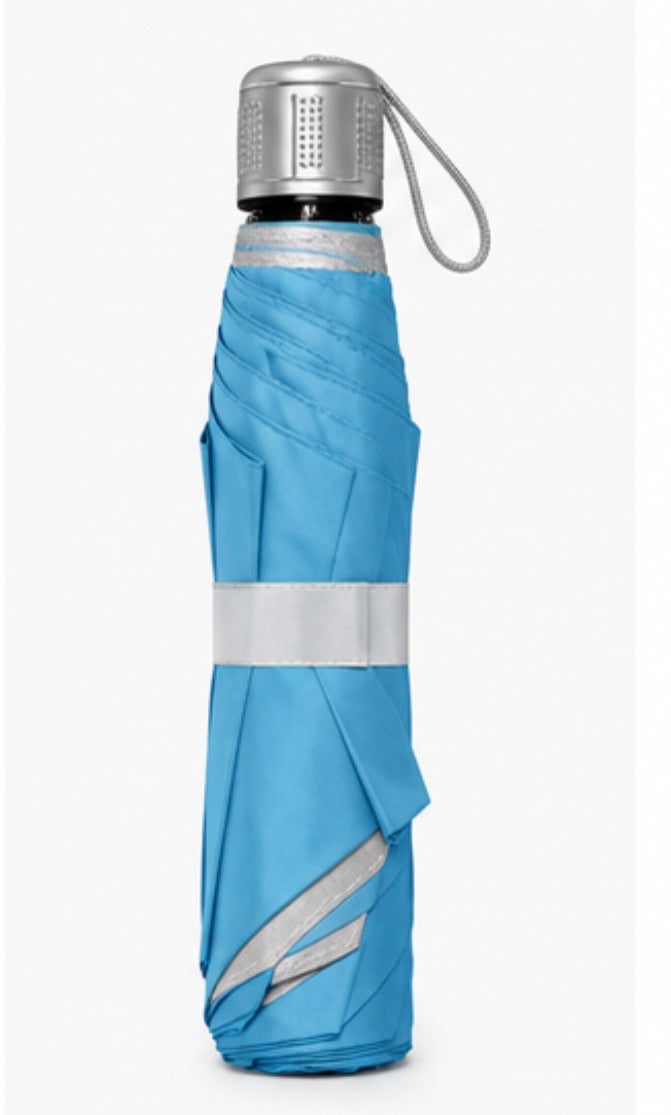 Chuvaband 3-Fold Umbrella – Silver Coating | 8-Rib Design
